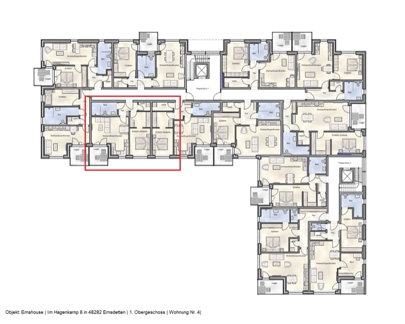 Wohnung W4 - Grundriss