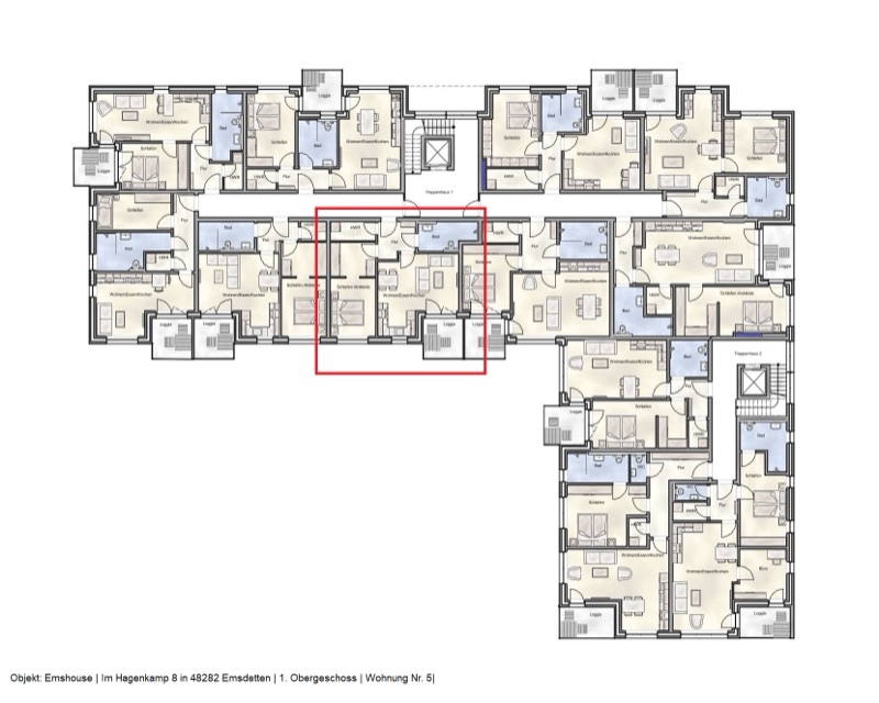 Wohnung W5 - Grundriss