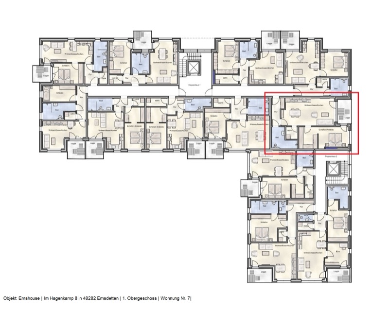 Wohnung W7 - Grundriss
