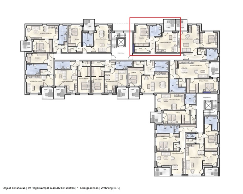 Wohnung W9 - Grundriss