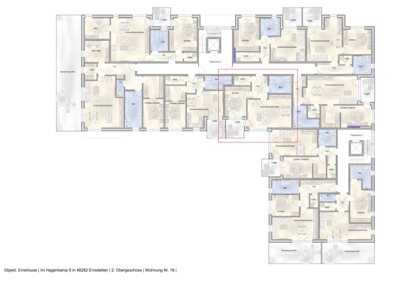 Wohnung W16 - Grundriss