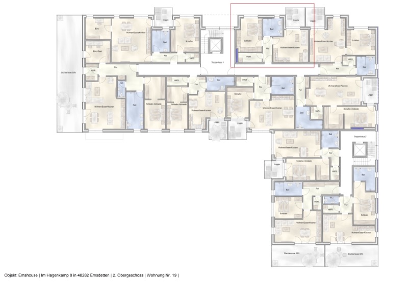 Wohnung W19 - Grundriss