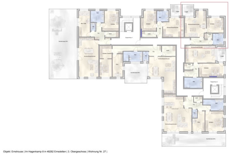 Wohnung W27 - Grundriss