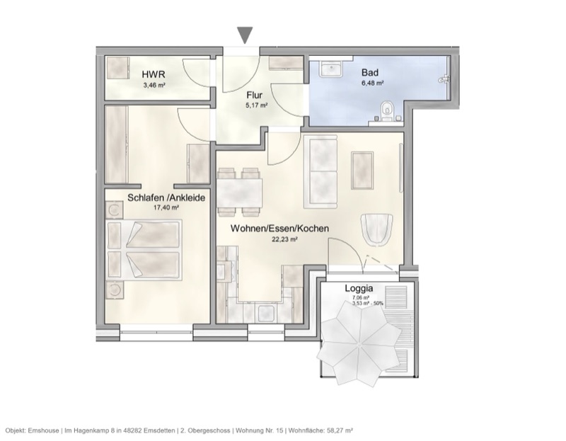 Wohnung W15 - Hauptbild