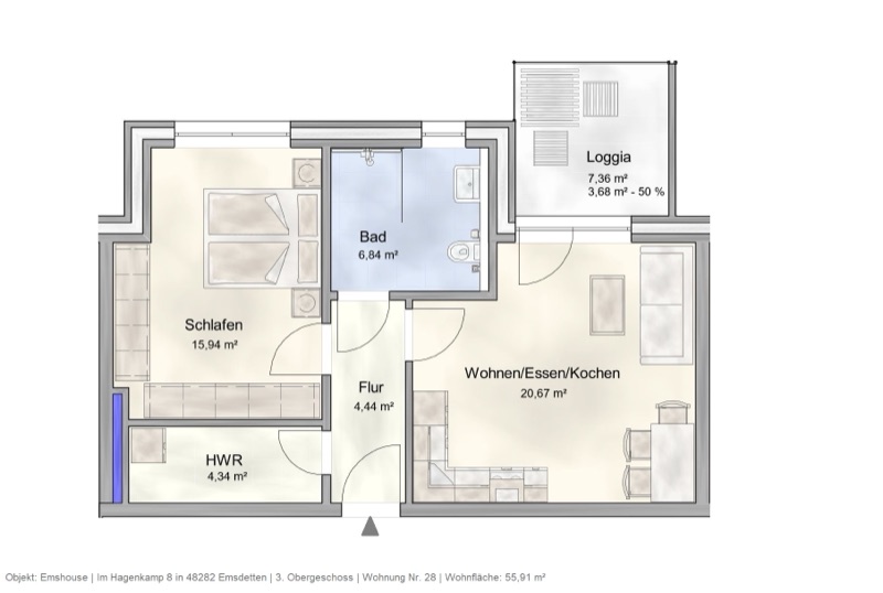 Wohnung W28 - Hauptbild